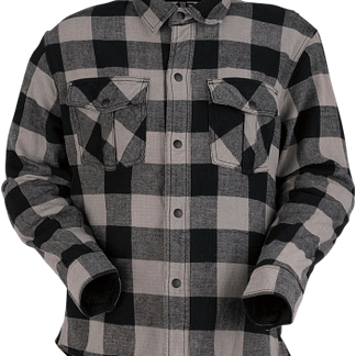 flannel with concealed pockets