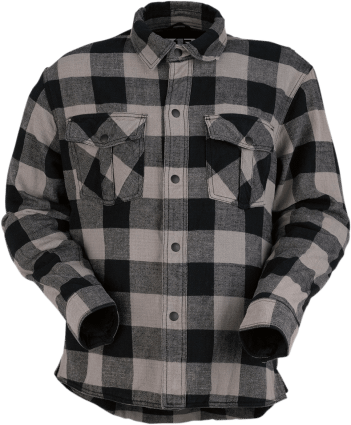 flannel with concealed pockets