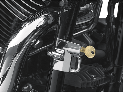 motorcycle helmet lock