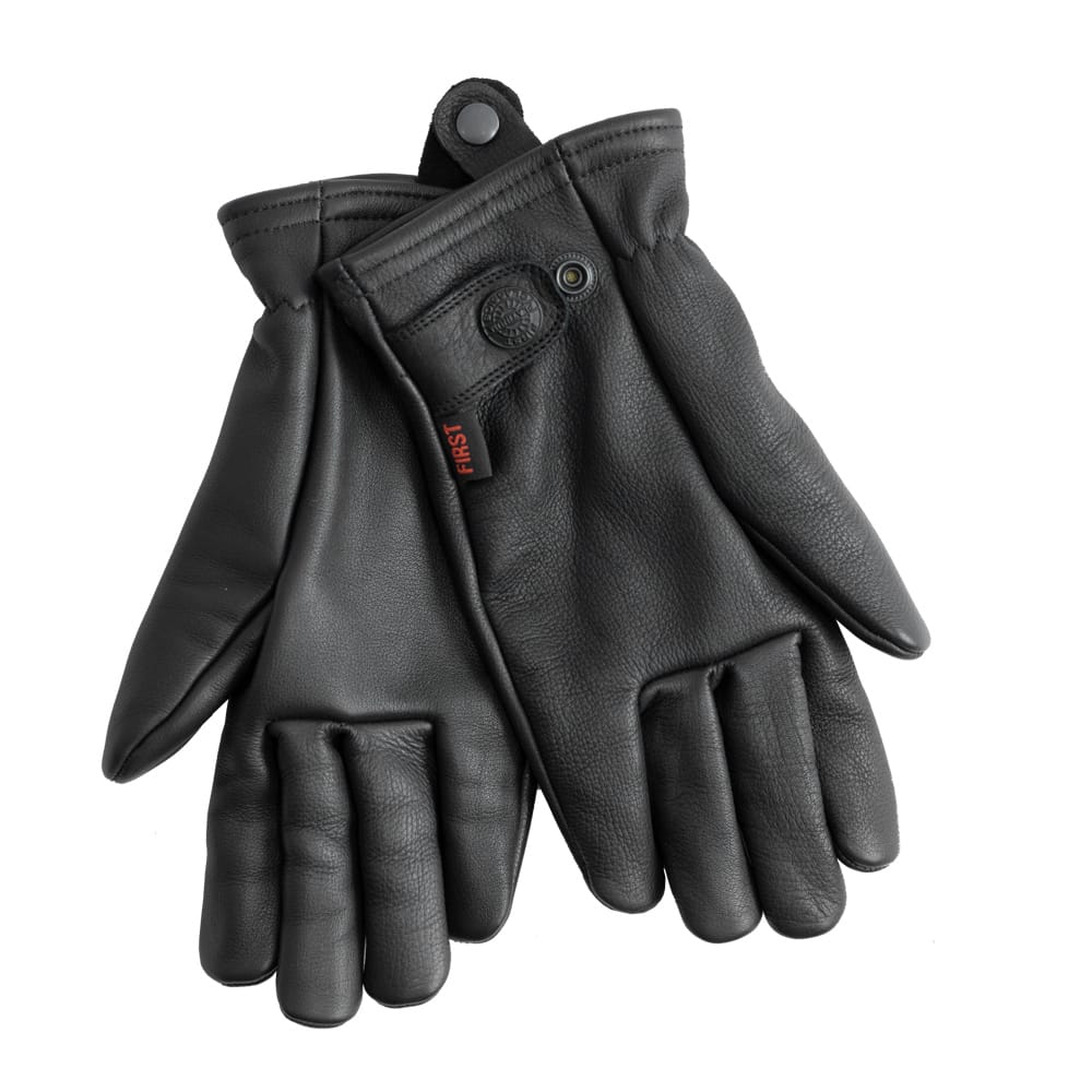 Men's Python Leather Dress Glove, Black — PROFLIGATE